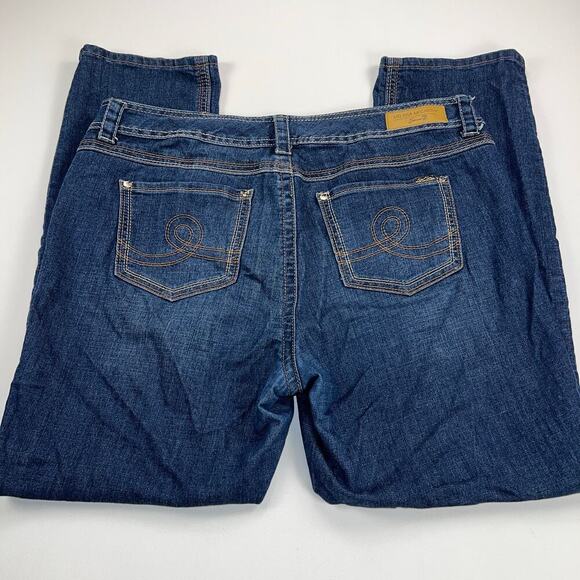 Seven7 x Melissa McCarthy Straight Leg Medium Wash Mid Rise Jeans Size 20 - Picture 1 of 13